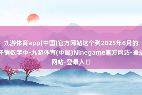 九游体育app(中国)官方网站这个到2025年6月的瞻望开销数字中-九游体育(中国)Ninegame官方网站-登录入口